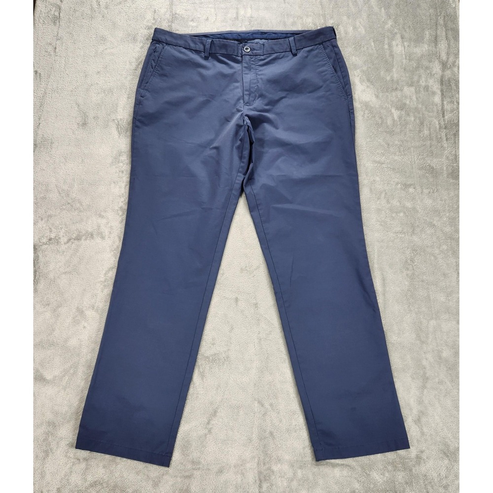 Vineyard Vines‎ On-The-Go Pants Mens 40x32 Blue OTG Stretch Chino Travel Casual
